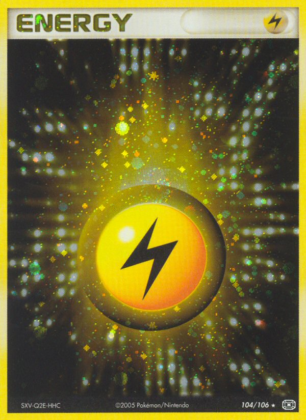 Lightning Energy (104/106) [EX: Emerald] | Tabernacle Games