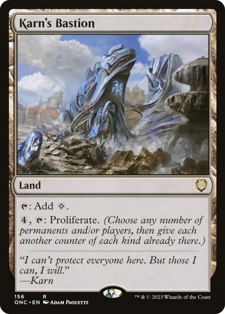 Karn's Bastion [Phyrexia: All Will Be One Commander] | Tabernacle Games