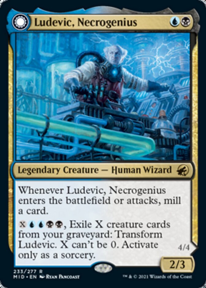 Ludevic, Necrogenius // Olag, Ludevic's Hubris [Innistrad: Midnight Hunt] | Tabernacle Games