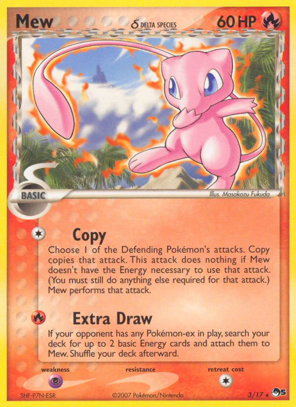 Mew (3/17) (Delta Species) [POP Series 5] | Tabernacle Games