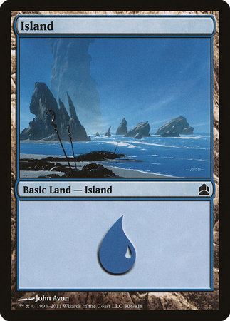 Island (304) [Commander 2011] | Tabernacle Games