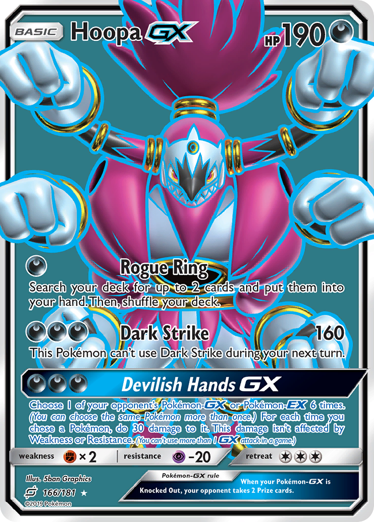 Hoopa GX (166/181) [Sun & Moon: Team Up] | Tabernacle Games