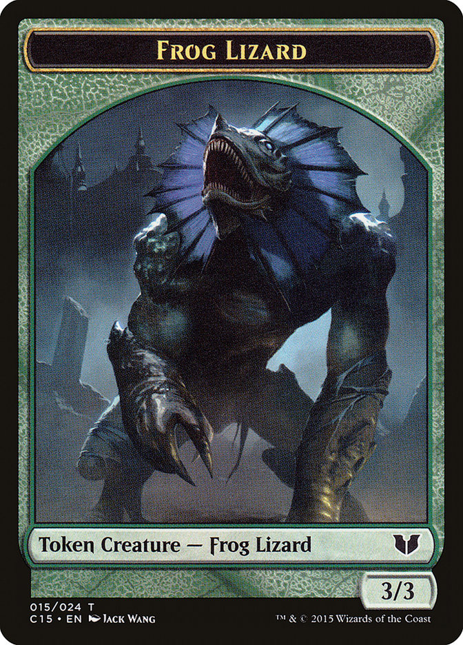 Frog Lizard Token [Commander 2015 Tokens] | Tabernacle Games