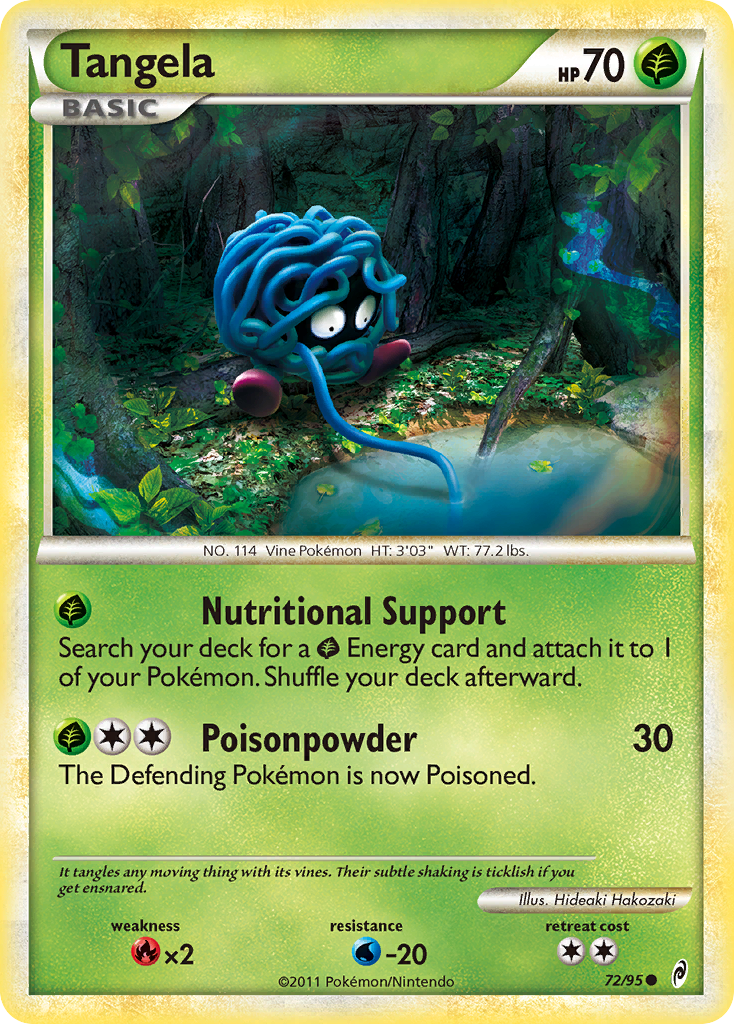 Tangela (72/95) [HeartGold & SoulSilver: Call of Legends] | Tabernacle Games