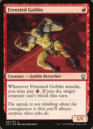 Frenzied Goblin [GRN Guild Kit] | Tabernacle Games