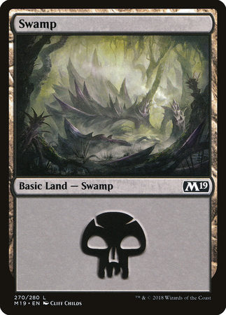 Swamp (270) [Core Set 2019] | Tabernacle Games