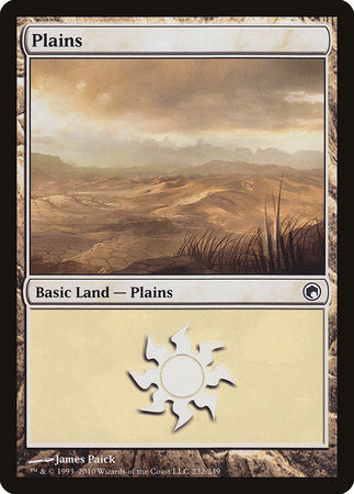 Plains (232) [Scars of Mirrodin] | Tabernacle Games