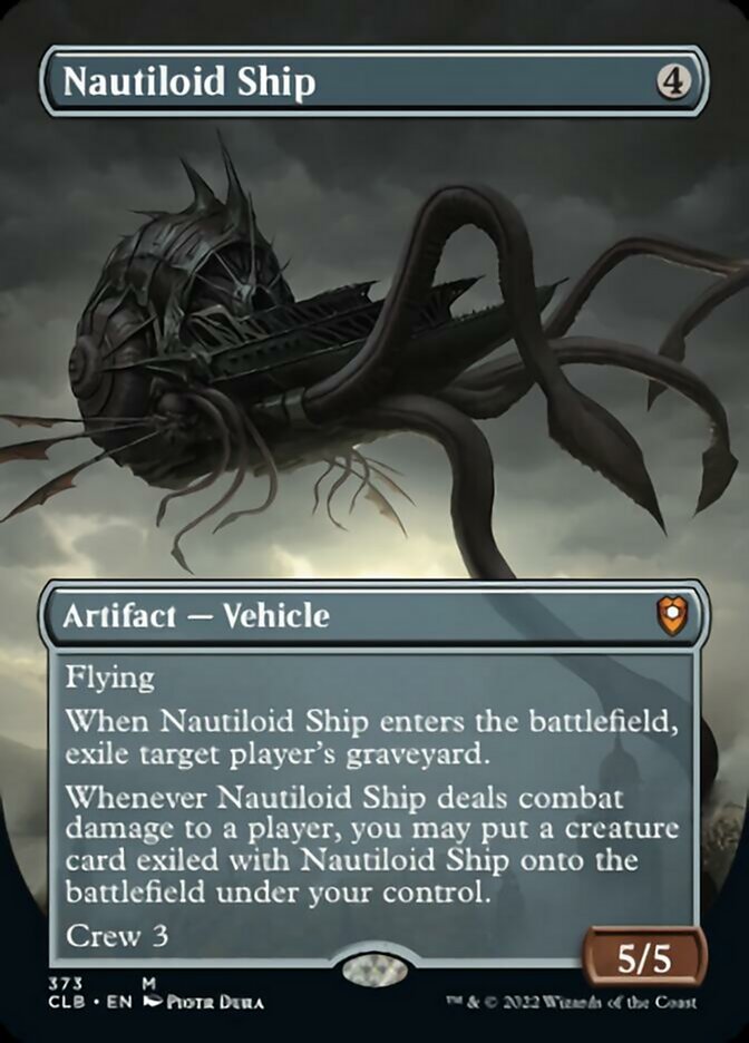 Nautiloid Ship (Borderless Alternate Art) [Commander Legends: Battle for Baldur's Gate] | Tabernacle Games