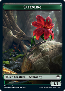 Saproling // Soldier Double-Sided Token [Starter Commander Decks] | Tabernacle Games