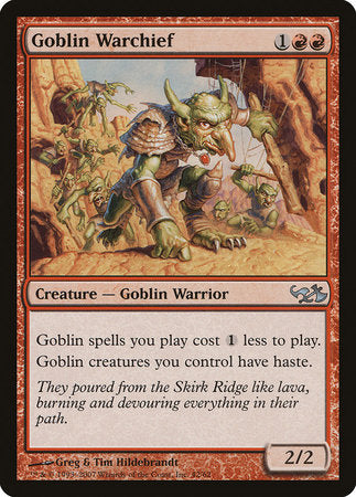 Goblin Warchief [Duel Decks: Elves vs. Goblins] | Tabernacle Games