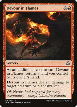 Devour in Flames [Oath of the Gatewatch] | Tabernacle Games