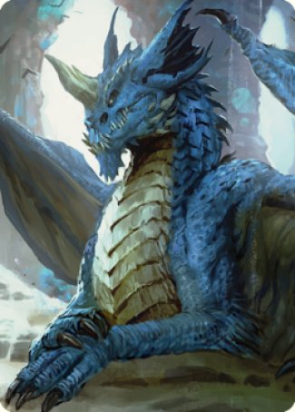 Young Blue Dragon Art Card [Commander Legends: Battle for Baldur's Gate Art Series] | Tabernacle Games
