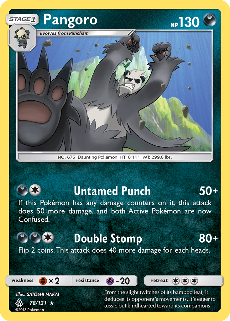 Pangoro (78/131) [Sun & Moon: Forbidden Light] | Tabernacle Games