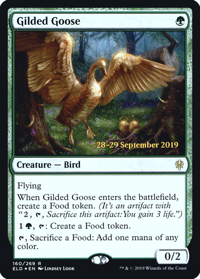 Gilded Goose  [Throne of Eldraine Prerelease Promos] | Tabernacle Games