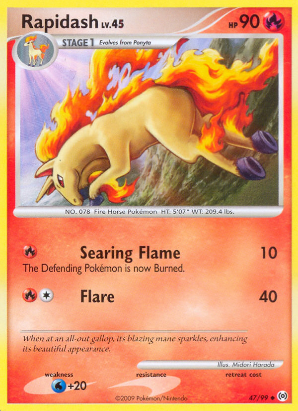 Rapidash (47/99) [Platinum: Arceus] | Tabernacle Games