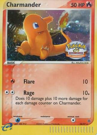 Charmander (98/97) (City Championship Promo) [EX: Dragon] | Tabernacle Games