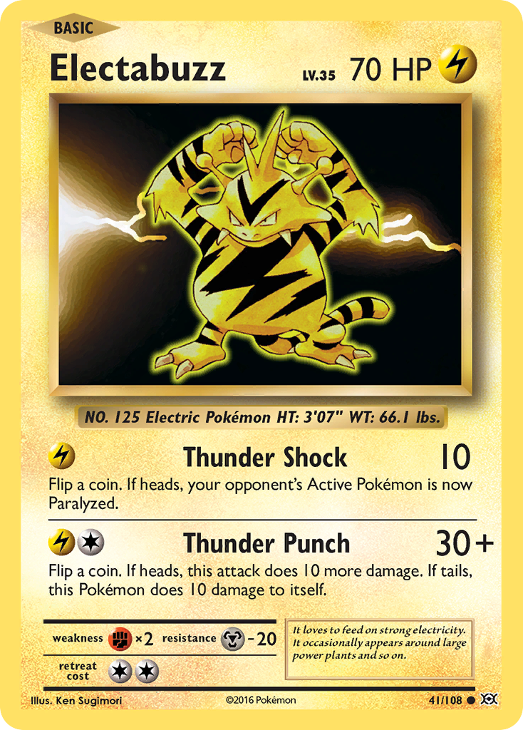 Electabuzz (41/108) [XY: Evolutions] | Tabernacle Games