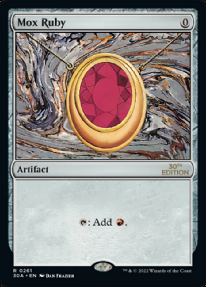 Mox Ruby [30th Anniversary Edition] | Tabernacle Games