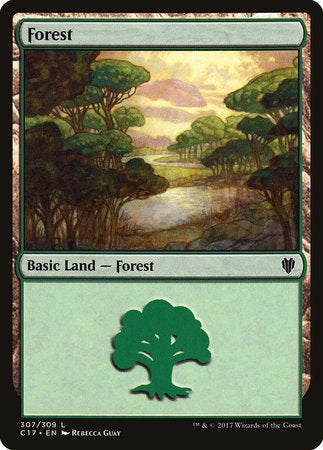 Forest (307) [Commander 2017] | Tabernacle Games