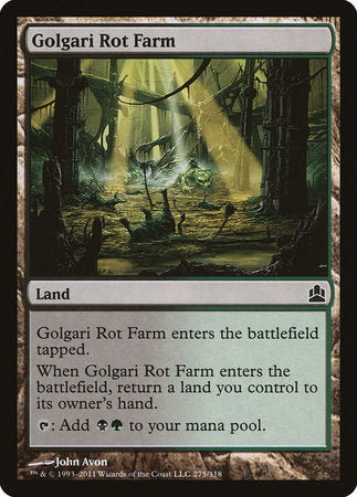 Golgari Rot Farm [Commander 2011] | Tabernacle Games