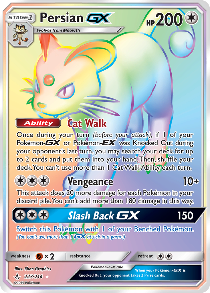 Persian GX (227/214) [Sun & Moon: Unbroken Bonds] | Tabernacle Games