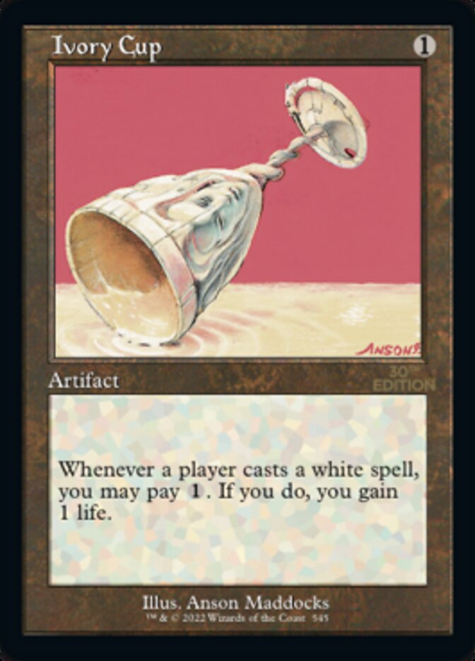 Ivory Cup (Retro) [30th Anniversary Edition] | Tabernacle Games