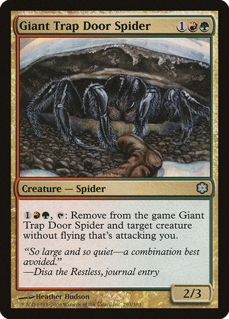 Giant Trap Door Spider [Coldsnap Theme Decks] | Tabernacle Games