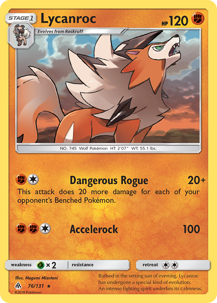 Lycanroc (76/131) [Sun & Moon: Forbidden Light] | Tabernacle Games