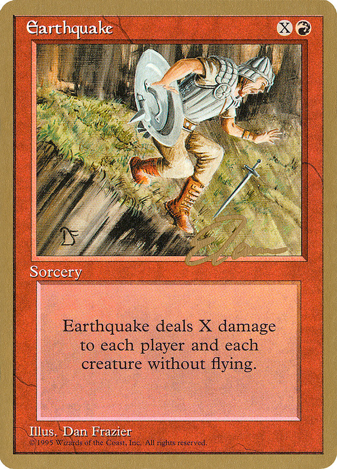 Earthquake (Eric Tam) [Pro Tour Collector Set] | Tabernacle Games