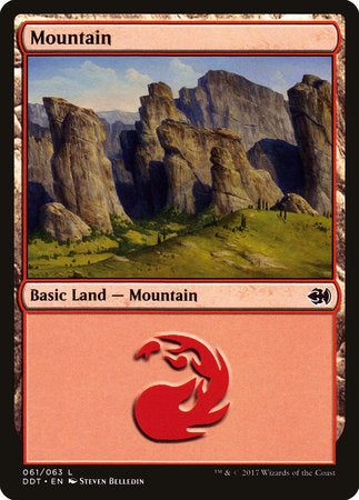 Mountain (61) [Duel Decks: Merfolk vs. Goblins] | Tabernacle Games
