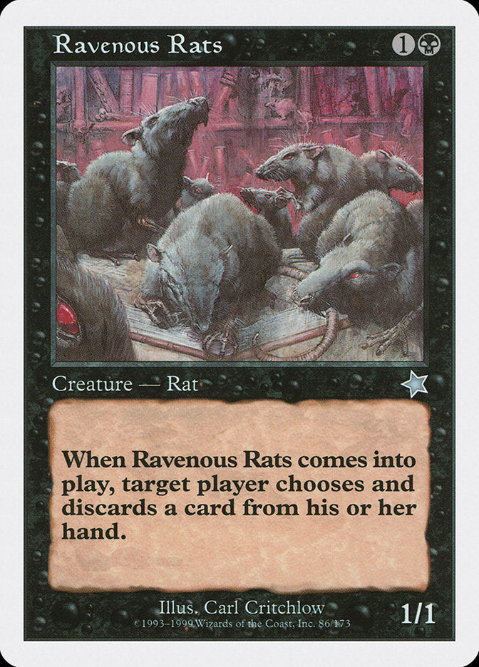 Ravenous Rats [Starter 1999] | Tabernacle Games