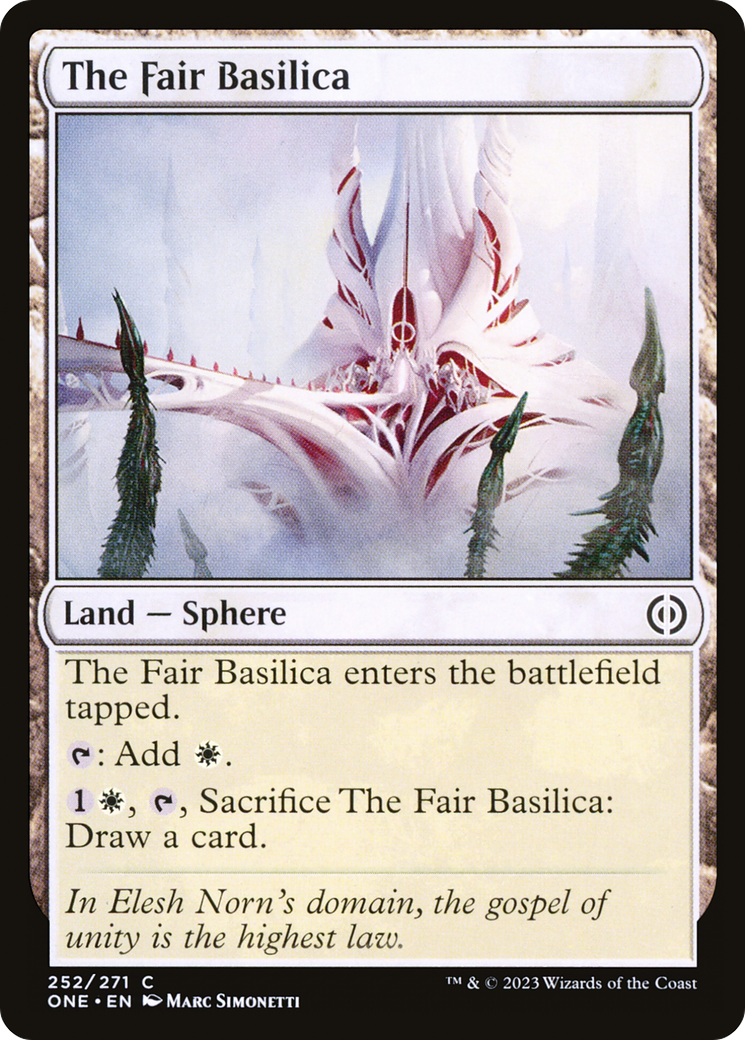 The Fair Basilica [Phyrexia: All Will Be One] | Tabernacle Games