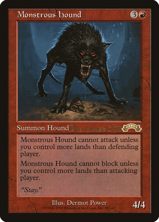 Monstrous Hound [Exodus Promos] | Tabernacle Games
