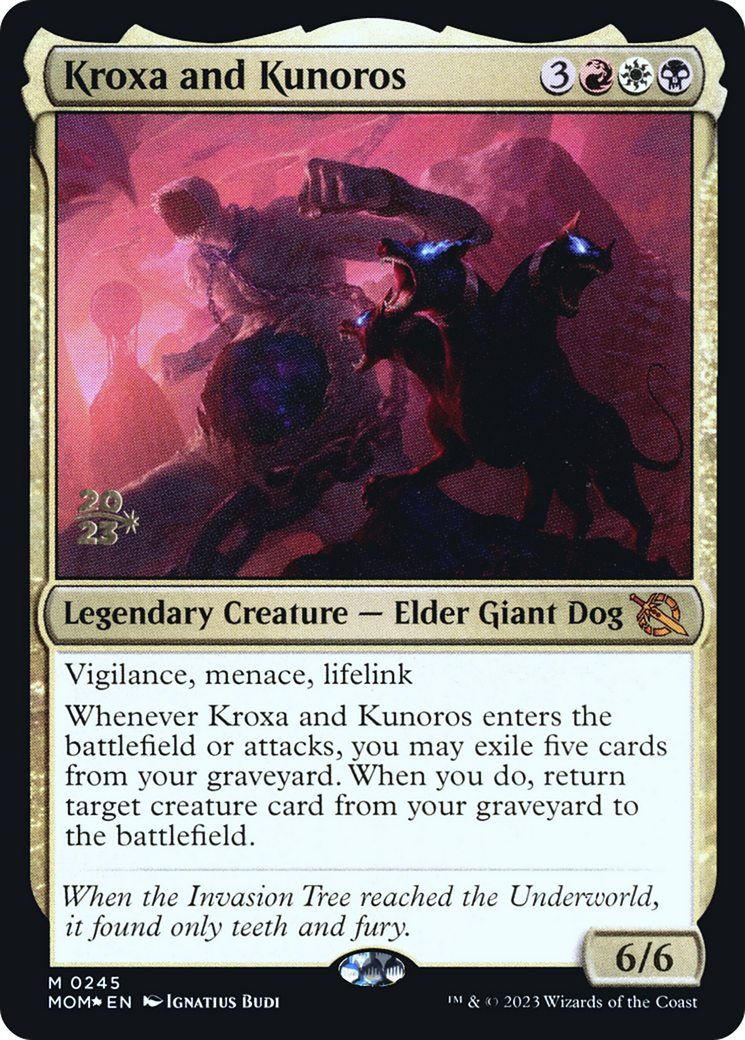 Kroxa and Kunoros [March of the Machine Prerelease Promos] | Tabernacle Games