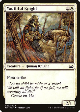 Youthful Knight [Modern Masters 2017] | Tabernacle Games