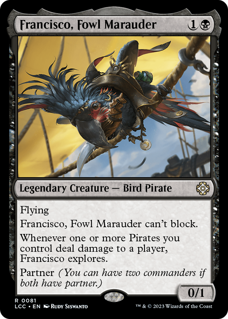 Francisco, Fowl Marauder [The Lost Caverns of Ixalan Commander] | Tabernacle Games