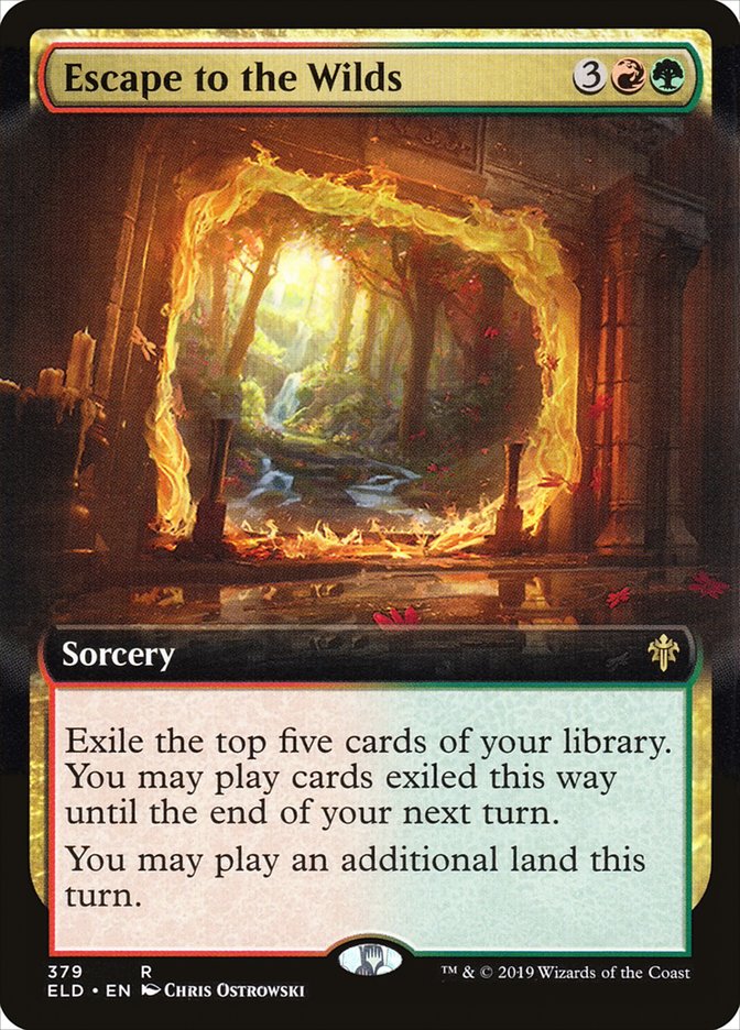 Escape to the Wilds (Extended Art) [Throne of Eldraine] | Tabernacle Games