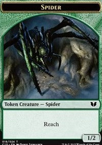 Spider // Wolf Double-Sided Token [Commander 2015 Tokens] | Tabernacle Games