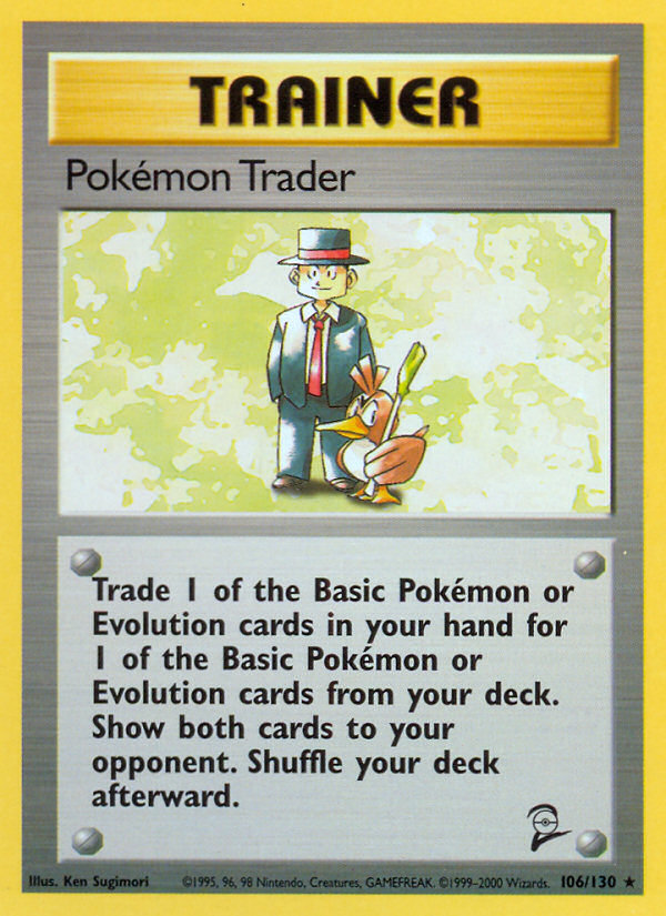 Pokemon Trader (106/130) [Base Set 2] | Tabernacle Games