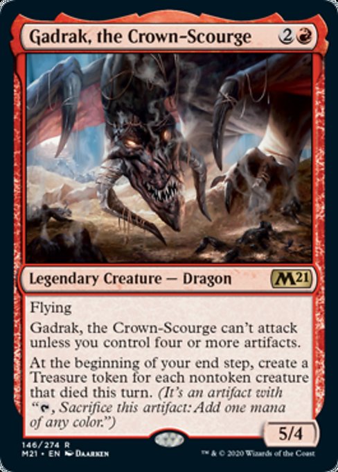 Gadrak, the Crown-Scourge [Core Set 2021] | Tabernacle Games