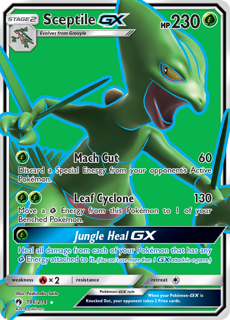 Sceptile GX (196/214) [Sun & Moon: Lost Thunder] | Tabernacle Games