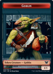 Smoke Blessing // Goblin Double-sided Token [Kamigawa: Neon Dynasty Commander Tokens] | Tabernacle Games