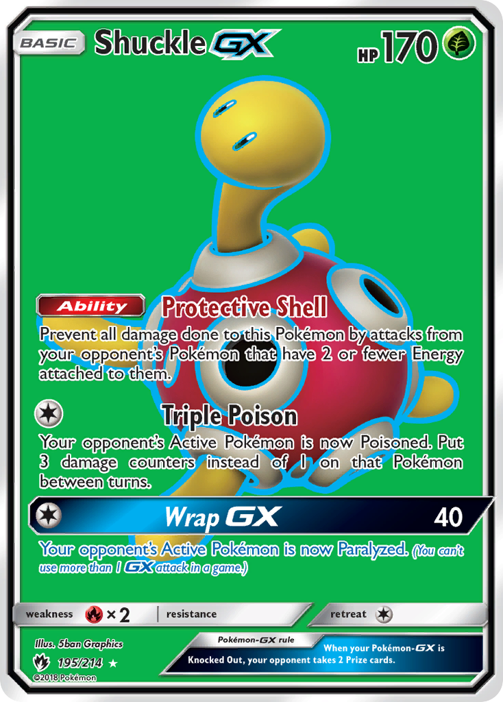 Shuckle GX (195/214) [Sun & Moon: Lost Thunder] | Tabernacle Games