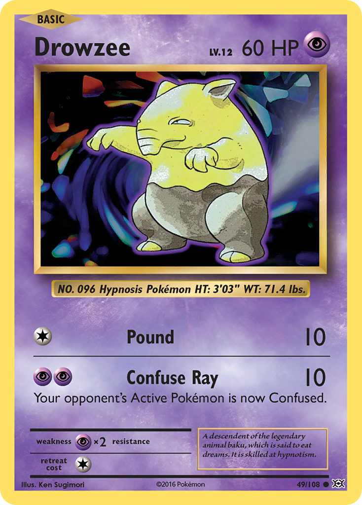 Drowzee (49/108) [XY: Evolutions] | Tabernacle Games