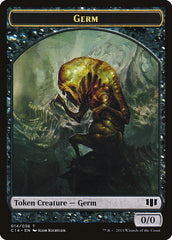 Germ // Zombie (016/036) Double-sided Token [Commander 2014 Tokens] | Tabernacle Games