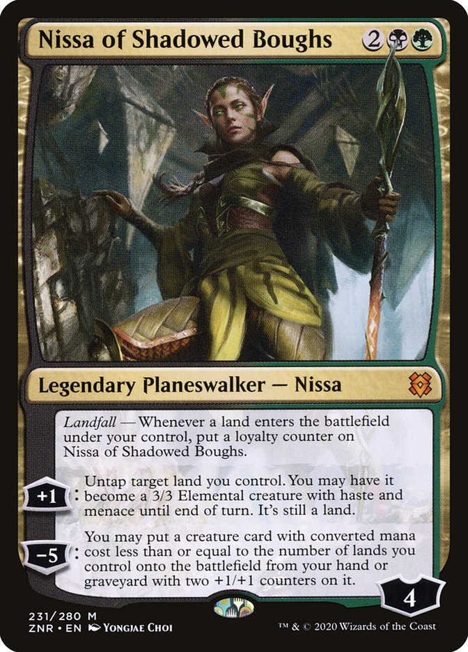 Nissa of Shadowed Boughs [Zendikar Rising] | Tabernacle Games