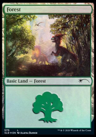 Forest (Dinosaurs) (575) [Secret Lair Drop Promos] | Tabernacle Games