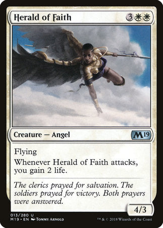 Herald of Faith [Core Set 2019] | Tabernacle Games