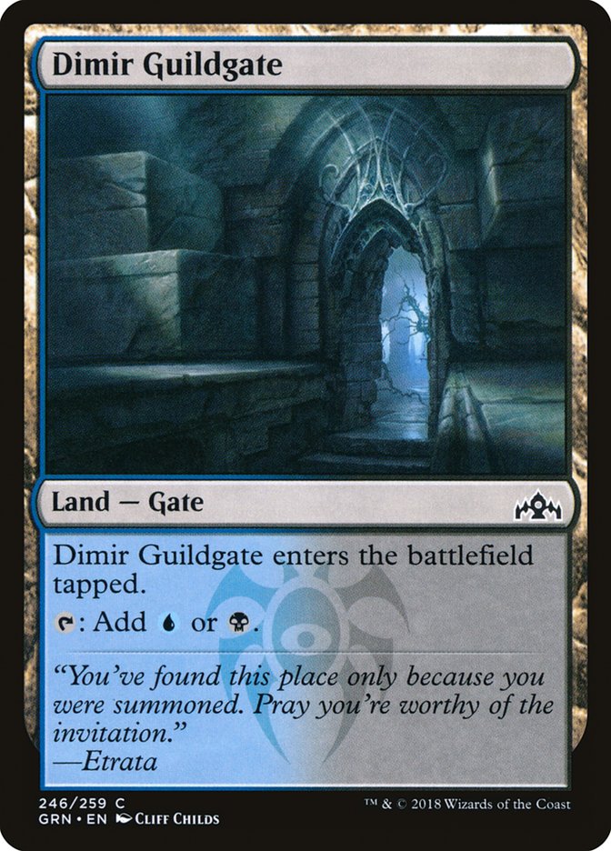 Dimir Guildgate (246/259) [Guilds of Ravnica] | Tabernacle Games