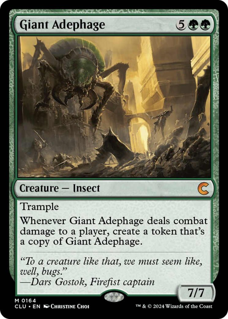 Giant Adephage [Ravnica: Clue Edition] | Tabernacle Games